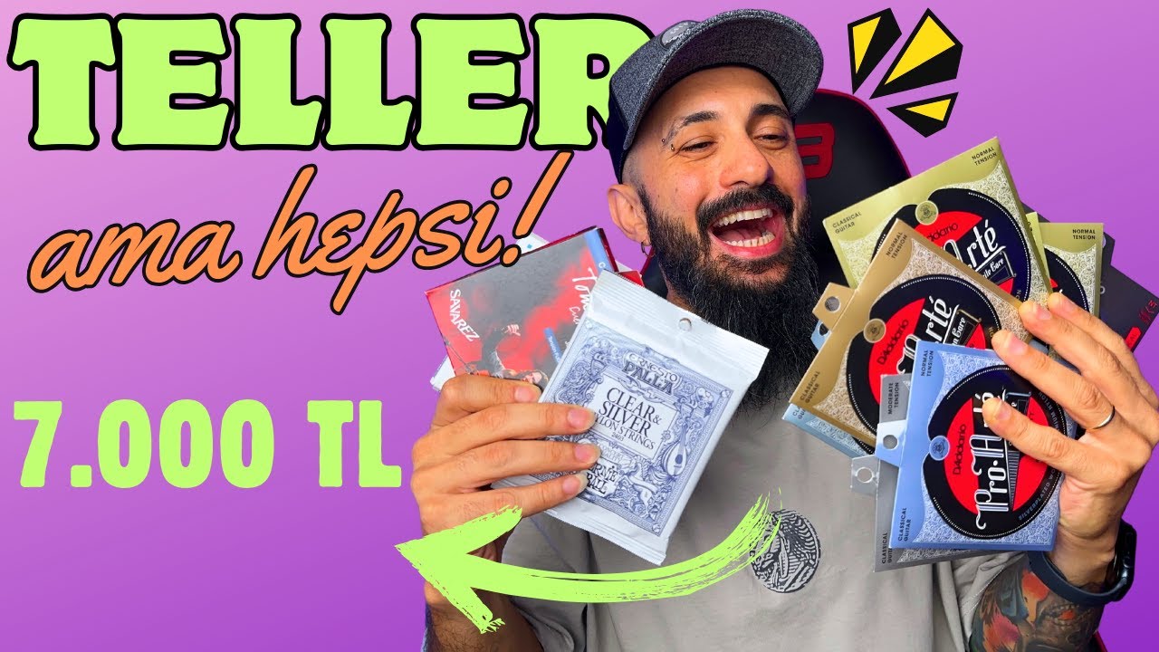 BULDUĞUM TELLERİ ALDIM | hepsinin seslerini dinleteceğim