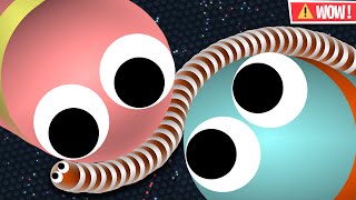 SLITHER.IO - EPIC SLITHER.IO SNAKE GAMEPLAY - UNICORN SKIN - WORLD RECORD screenshot 5