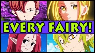 Every Fairy RANKED from Weakest to Strongest! (Seven Deadly Sins / Nanatsu no Taizai All Fairies)