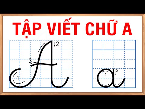 Video Tập viết chữ A |Luyện viết 29 chữ cái tiếng việt - youtube