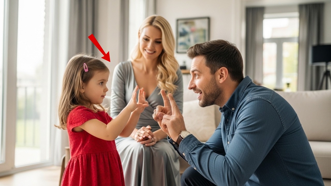 CEO llevó a su hija silenciosa a la cena — sorpresa cuando un padre soltero le habló en lenguaje.