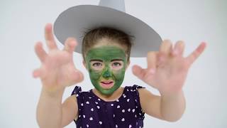 Be a Green Warty Witch | Quick and Easy FacePaint Tutorial
