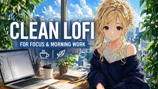 9AM Morning Flow – Clean Hip Hop for Morning Routine &amp; Productivity | 2 Hour Loop