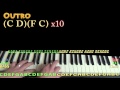 Somewhere on a Beach (Dierks Bentley) Piano Lesson Chord Chart