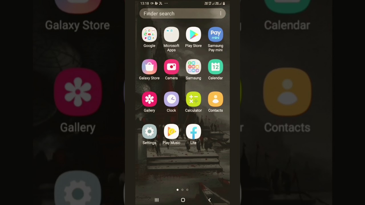 How to on screen shot in Samsung A20/A30/A40 