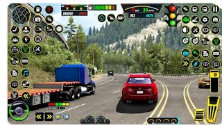Car Driving 3D Game Simulator On Long Road Heavy Vehicles #cargames
