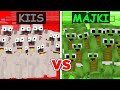 1000 KIIS VS 1000 MÁJKI A MINECRAFTBAN!
