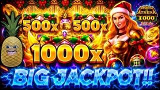 Fibzy Spin X3 : WISDOM OF ATHENA 1,000 X'MAS | ไม้แรกหวางเกี๊ยบบบบ 😎 !!