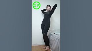 1 minute try on haul wet suit   underwear LOOKBOOK 2