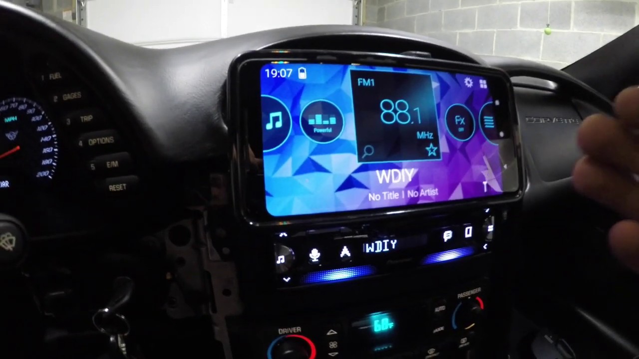 C5 Z06 Corvette Single Din Radio Installation - Pioneer SPH-10BT - YouTube