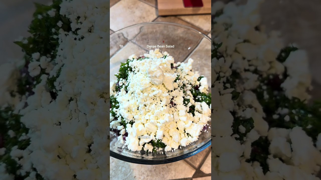 Dense Bean Salad #beans #bean #beansalad