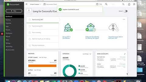 Supplier Bills and Credit Notes