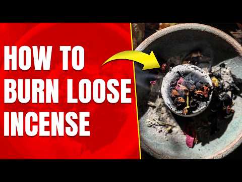 How to Burn Loose Incense (Safely Burn Loose Incense)
