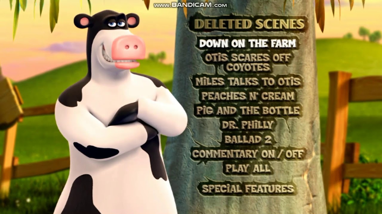 BARNYARD DVD menu walkthrough YouTube
