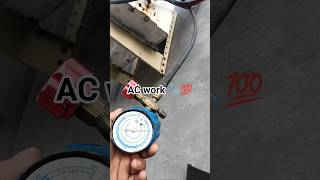 AC work 🔧💯 to gas check 👈#shorts