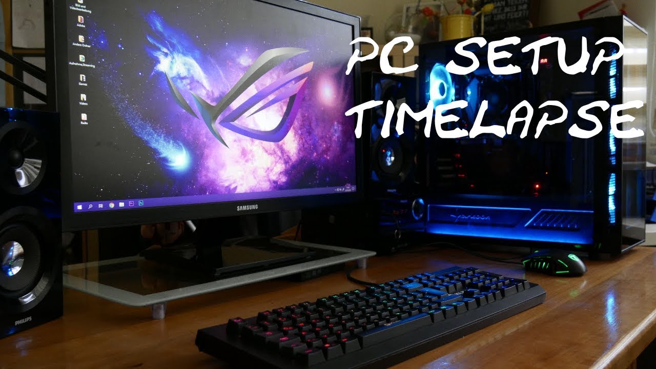 PC Setup Timelapse build | CineCam Studios - YouTube