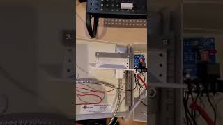 Door alarm, scheduled time with LED red active-green ok to use, DVR trigger