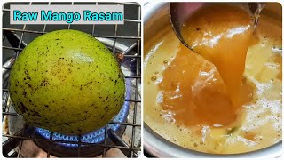 Raw Mango Rasam || పచ్చి మామిడికాయ రసం || Mamidikaya  Rasam in telugu || Mamidikaya charu  recipe