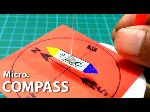 How to make a Pocket Compass with Cardboard 