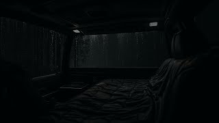 Immerse yourself in the stillness of the night: Watching the Rain Fall on a Camping Car