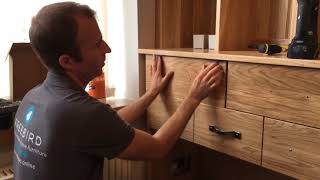 How to fit drawer boxes and drawer fronts on undermount runners screenshot 2
