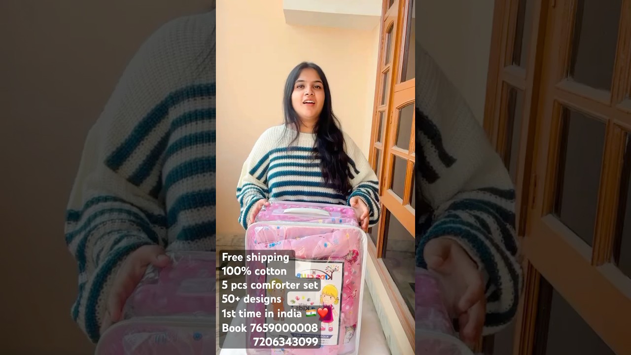 🦄 *KIDS CLUB PREMIUM DESIGNER PURE 350TC COTTON KIDS Bedding set