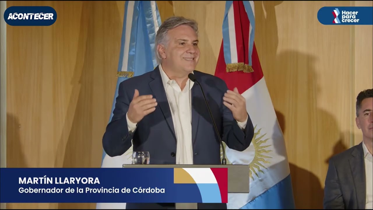 El gobernador Llaryora presentó el programa Córdoba Impulsa