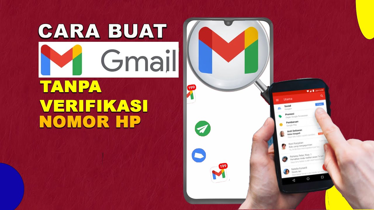 Cara Buat Gmail Tanpa Verifikasi No Hp - YouTube