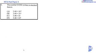 Multiple Choice 4 | 1,2,3,4,5&6 | CXC CSEC Mathematics | Computation