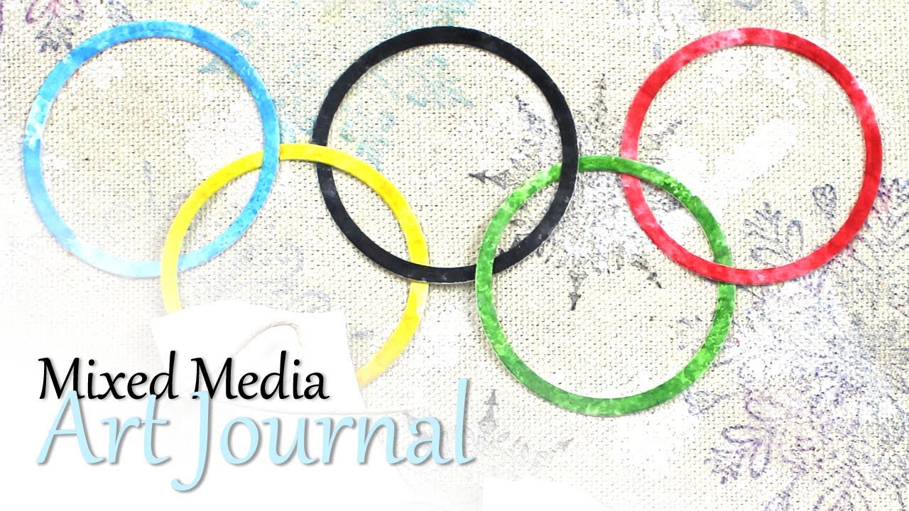 Winter Olympics Beijing 2022  |  Mixed Media Art Journal