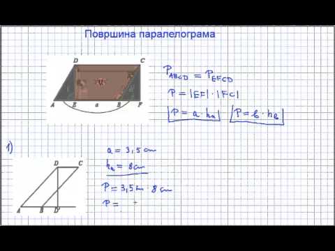 Површина паралелограма