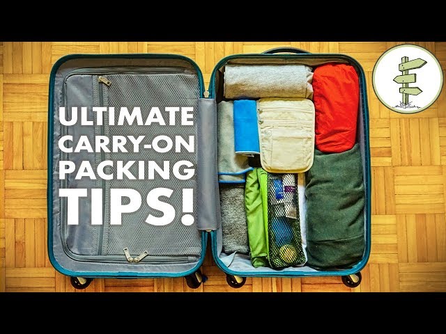 BEST Way to Pack a Suitcase - 25 Amazing Packing Tips