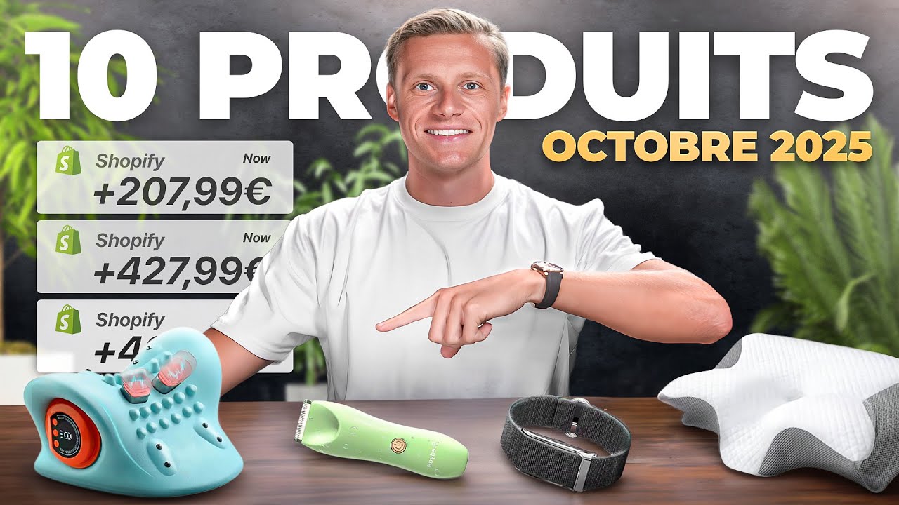 E-COMMERCE : TOP 10 PRODUITS À VENDRE EN OCTOBRE SUR SHOPIFY