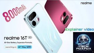 Realme 16T full 8000 mAh @₹???? Full review explainer video @tech_chacha_7
