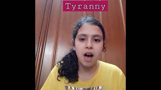 Tyranny meaning