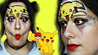 pikachu face pokemon paint grimage