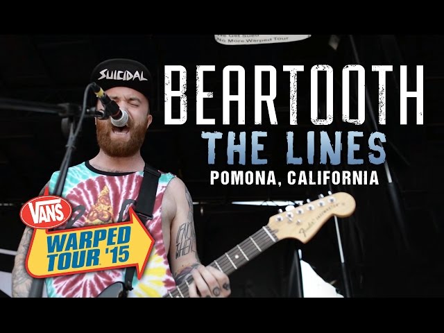 Beartooth - The Lines LIVE! Vans Warped Tour 2015 class=
