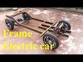 TECH - Electric car with oil disc brakes part 3 - Frame the electric car