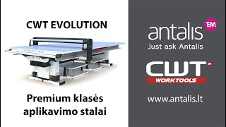 CWT EVOLUTION plokščiastaliai aplikatoriai