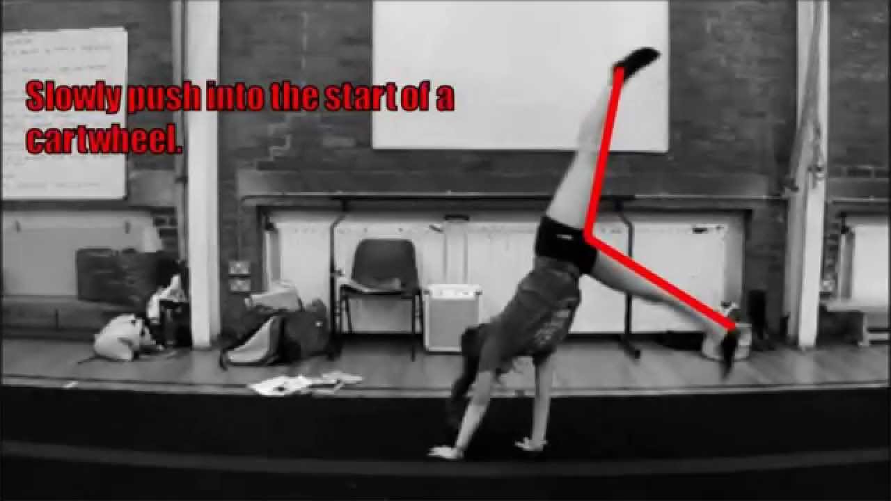 Cheerleading Conditioning Drills for a better Roundoff Cartwheel to