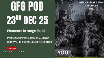 Elements in Range [a, b] | GFG POD | Binary Search Optimization (C++ Solution)