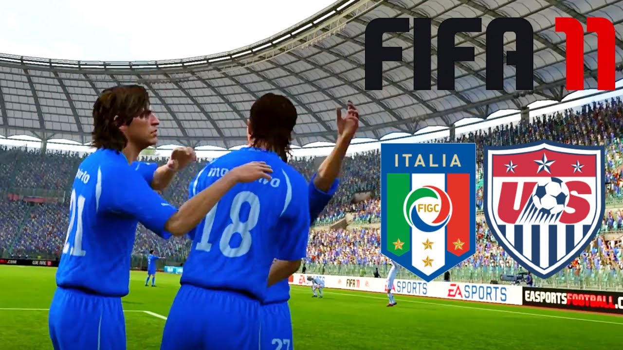 FIFA 11 | ITALIA vs ESTADOS UNIDOS | Gameplay 