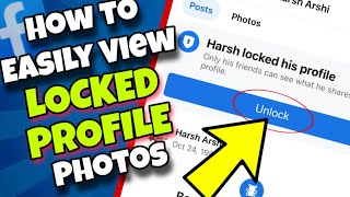 (NEW TRICK) How To View a Locked Profile on Facebook - Proof! screenshot 3