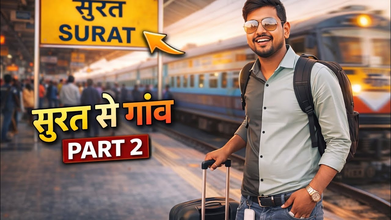 Surat to Sultanpur #youtube #video #travel #gujaratcity #suratcity #vlog #viral 