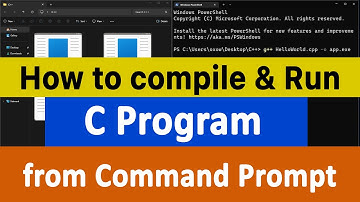 How to Compile and Run a C Program from Command Prompt in Windows Computer
