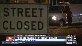 One person killed in Phoenix crash
