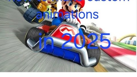 Mario kart 7 how to make custom animations In blender