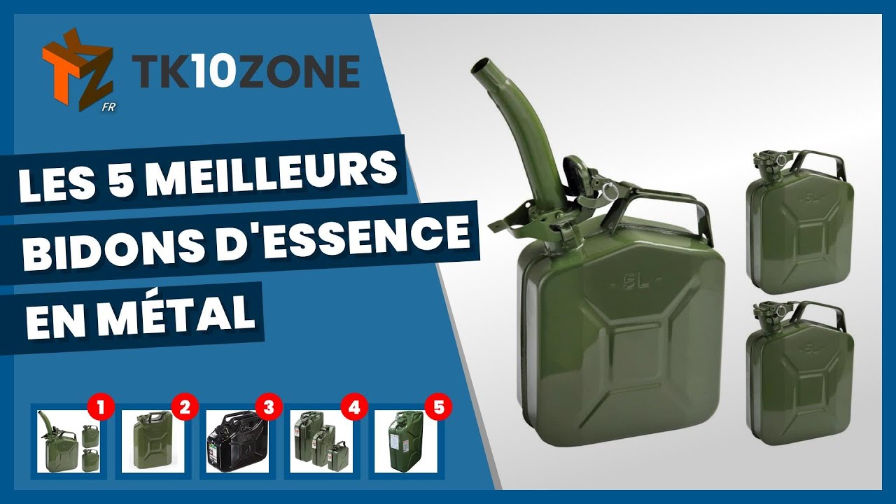 Arnold Bidon d'essence 5 l Métal, Noir