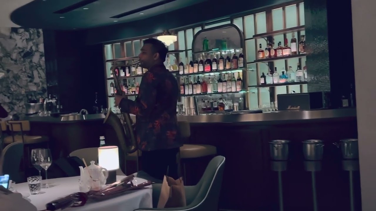 Solo Saxophone Performance at BluHouse on Valentines day