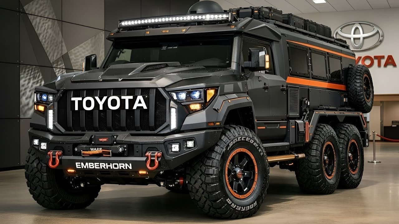 Toyota 6x6 2027 EMBERHORN - The CRAZIEST Adventure Motorhome in America!